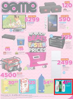Game Zambia : Nobody Beats Our Easter Prices (13 Apr - 25 Apr 2017), page 1