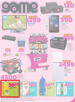 Game Zambia : Nobody Beats Our Easter Prices (13 Apr - 25 Apr 2017), page 1
