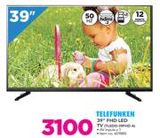 Telefunken 39" FHD LED TV TLEDD-39FHD A