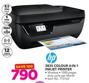 HP 3835 Colour 4 In 1 Inkjet Printer