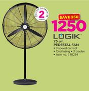 Logik 75cm Pedestal Fan