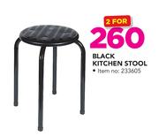 Black Kitchen Stool-For 2