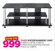 Enzo Entertainment Unit H46cm x W120 x D48cm