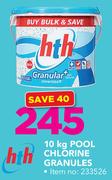 HTH 10Kg Pool Chlorine Granules