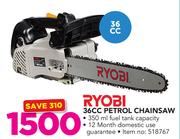 Ryobi 36cc Petrol Chainsaw