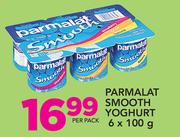 Parmalat Smooth Yoghurt-6 x 100g Per Pack