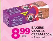 Bakers Vanilla Cream Assorted-200g