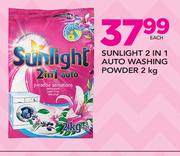 Sunlight 2 In 1 Auto Washing Powder-2Kg