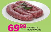 Fringilla Boerewors-Per Kg