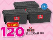 Big Jim 25Ltr Storage Box-For 3