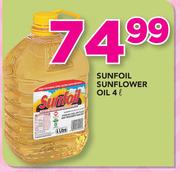 Sunfoil Sunflower Oil-4Ltr