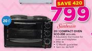 Sunbeam 20Ltr Compact Oven SCO-200