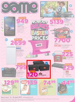 Game Namibia :Windhoek Nobody Beats Our Easter Prices (13 Apr - 25 Apr 2017), page 1