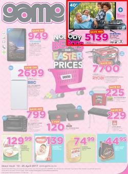 Game Namibia :Windhoek Nobody Beats Our Easter Prices (13 Apr - 25 Apr 2017), page 1