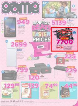 Game Namibia :Windhoek Nobody Beats Our Easter Prices (13 Apr - 25 Apr 2017), page 1
