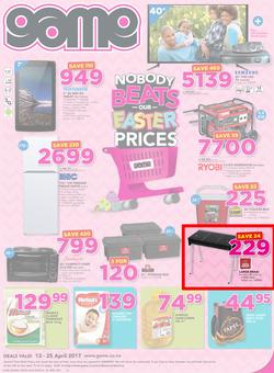 Game Namibia :Windhoek Nobody Beats Our Easter Prices (13 Apr - 25 Apr 2017), page 1