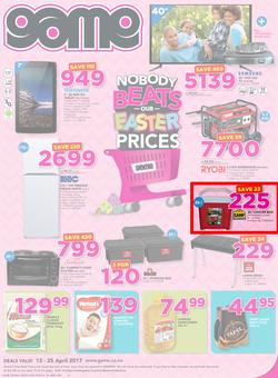 Game Namibia :Windhoek Nobody Beats Our Easter Prices (13 Apr - 25 Apr 2017), page 1