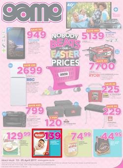 Game Namibia :Windhoek Nobody Beats Our Easter Prices (13 Apr - 25 Apr 2017), page 1