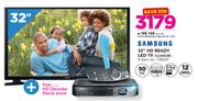 Samsung 32" HD Ready LED TV 32J4003B Free DSTV HD Decoder Stand Alone