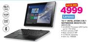 Lenovo 10.1" Intel Atom 2 In 1 Notebook MIIX310 LTE