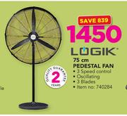 Logik 75cm Pedestal Fan