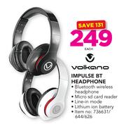 Volkano Impluse BT Headphone-Each
