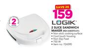 Logik 2 Slice Sandwich Maker.