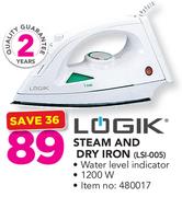 Logik Steam Dry Iron 