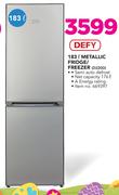 Defy 183L Metallic Fridge/Freezer