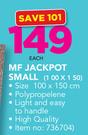 MF Jackpot Small-100 x 150cm Each