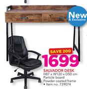 Salvador Desk H87 x W120 x D50cm
