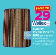 Waltex Candy Over Locked Rug-50 x 80cm