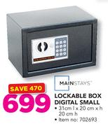 Mainstays Lockable Box Digital Small