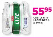 Castle Lite Lager NRB-6 x 340ml