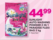 Sunlight Auto Washing Powder 2 In 1 Paradise Flexi Bag Assorted-2Kg