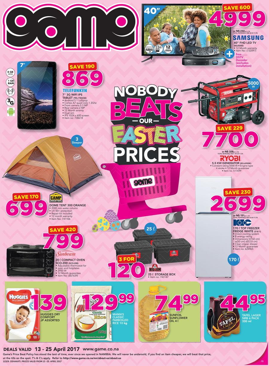 Game Oshakati, Oshana Region (+264 65 222 777)