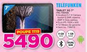 Telefunken Tablet 3G 7" TEL-73GIQS