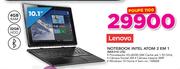 Lenovo Notebook Intel Atom 2 Em 1 MIIX310 LTE