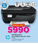 HP Impressora Colorida Inkjet 3835