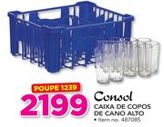 Consol Caixa de Copos de cano alto