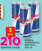 Bebida Energetica Red Bull -3x250ml