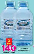 Agua Mineral Namaacha 5Ltr-por 2