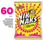 Pipocas de Queijo Originals Niknaks -150g