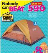 Campmaster Dome 300 Tent Including Repair Kit 