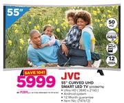 JVC 55" Curved UHD Smart LED TV LT-55N776