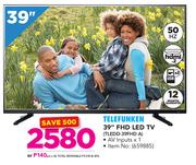 Telefunken 39" FHD LED TV TLEDD-39FHDA 