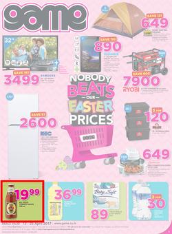Game Lesotho : Nobody Beats Our Easter Prices (13 Apr - 25 Apr 2017), page 1