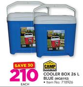 Campmaster 26Ltr Cooler Box Blue-Each