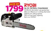Ryobi 36cc Petrol Chainsaw