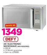 Defy 28Ltr Electronic Microwave MW M2822MG